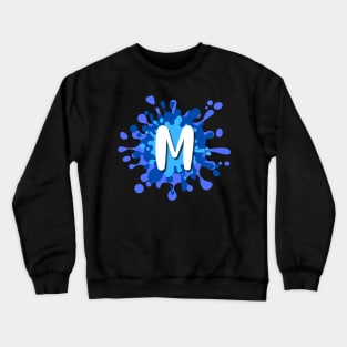 Letter M Crewneck Sweatshirt